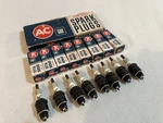 8 Nos Gm Spark Plugs New In Boxes AC-45 Part # 1559493. Fixed Price $75.00.