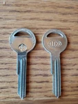 Lot Of 2 Key Blank For Chrysler Dodge Desoto Plymouth 1959-64 D1759L K547. Fixed Price $9.50.