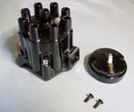 1959-62 Chevy Corvette Impala V8 Brass Dual Point Distributor Cap & Rotor Set. Fixed Price $65.00.