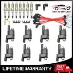 Of 8 Ignition Coils UF742 & Spark Plugs Wireset For Cadillac Chevrolet Gmc. Fixed Price $120.99.