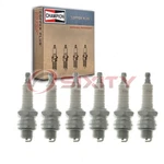 6 Pc Champion Copper Plus Spark Plugs For 1940 Graham Deluxe Model 107 Ec. Fixed Price $23.01.