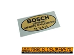 Mercedes Sticker Decal BOSCH-TK12A10 W113 W198. Fixed Price $8.71.