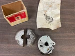 1972 Chevy V8 Oldsmobile 455 Distributor Points Breaker Plate Shield Nos. Fixed Price $79.99.