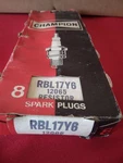 Champion Resistor RBL-17Y6 12065 Spark Plugs Box Of 8 Nos. Fixed Price $18.00.