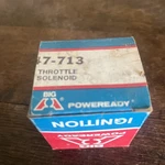 Nos Big Poweready Throttle Solenoid 47-713. Fixed Price $15.95.
