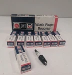 Ac Gm Delco R44TSX Spark Plugs 4-GREEN Rings 1970 Canada. Fixed Price $42.49.