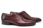 Joseph Danitti Oxford Dress Shoes Us 8.5 Eu 41 Brown Cap Toe Leather. Fixed Price $129.95.