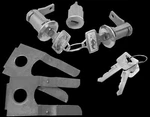 1965-66 Mustang Lock Kit Ignition And Door. Fixed Price $77.39.