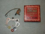 Genuine Lucas Contact Points Set Nos 420196 British DM2P4 Distributor Jaguar W2. Fixed Price $15.00.