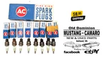 Nos Gm 5612426 Spark Plugs Ac Fine Ring 60 Corvair. Fixed Price $39.99.