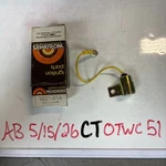 World Parts W31-414 Ignition Condenser For Vintage Import Vehicle Nos. Fixed Price $10.00.