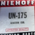 Niehoff Nos Ignition Coil# UN-175, Fits Vast Amount Vehicles, 1945 1989. Fixed Price $39.95.