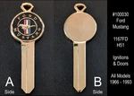 Vintage Nos Ford Mustang Gold Plated Key Blank Pony Emblem 1167FD H51 1966-1993. Fixed Price $34.58.