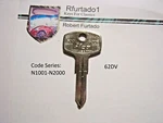 Key Blank For Vintage Datsun/nissan 1971 1972 & 1973 1200 (see Code Series) 62DV. Fixed Price $7.95.