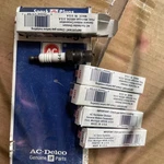 Nos AC-R44T Spark Plugs.....green .....corvette, Chevelle.....gm #5613355. Fixed Price $16.99.
