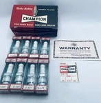 (8) Nos Champion F-14Y Spark Plugs.....ford, Edsel, Thunderbird...etc. Usa Made. Fixed Price $99.95.