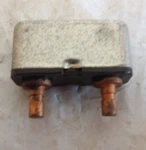 1966-85 Cadillac Gm Ctr Straight Solid Pin Circuit Breaker 40A-12V 1-1/4" Long. Fixed Price $25.00.
