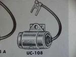 P&d UC-108 Ignition Condenser; Fits: 1937-1966 G.m, Nash Rambler. Fixed Price $14.00.