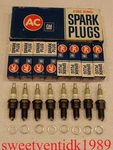 Nos AC-42XLS Spark Plugs....... Fire Ring ........gm #5613112. Fixed Price $29.00.