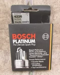 Pack Bosch Platinum (4226) DR8BPX Spark Plugs, Made Germany. Fixed Price $17.95.