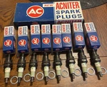 Nos Ac R43N 5612425 (8) Spark Plugs Green Rings Chevrolet Corvette Chevelle. Fixed Price $89.99.