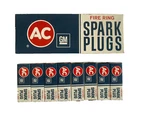 (1) Set Of Nos Delco 44 Spark Plugs Green Rings Gm 1559492 Factory 1977. Fixed Price $50.00.