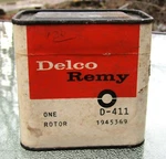 1960 1961 Delco Remy D-411 #1945369 Rotor For Chevrolet Corvair Nos Sealed Look. Fixed Price $9.99.