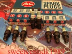Nos AC-43N Spark Plugs Green Rings ....corvette, Chevelle, Impala....etc... Fixed Price $125.00.