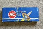 Vintage Ac Fire Ring Sparkplugs Set 46FFX Nos Display Box Gas Oil Advertising. Fixed Price $70.00.