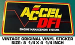 Accel Dfi Engine Management Systems - Vintage Original Vinyl Decal Sticker. Fixed Price $9.39.