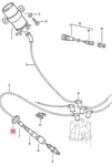 Genuine Vw Ghia Ind.-mot. Luftgekuehlt MOD.181 Iltis Protective Cap 122905449A. Fixed Price $8.75.