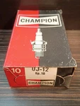 10 With 8 Nos Champion UJ12Y Spark Plugs UJ-12Y. All Original Packaging. Fixed Price $22.61.