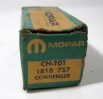 Vintage Chrysler Mopar Ignition Condenser CH-101 1818 757 Nos. Fixed Price $24.99.