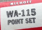 Niehoff WA-115 Ignition Contact Point Set. Fixed Price $16.22.